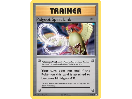 Pidgeot Spirit Link (Reverse Holo)