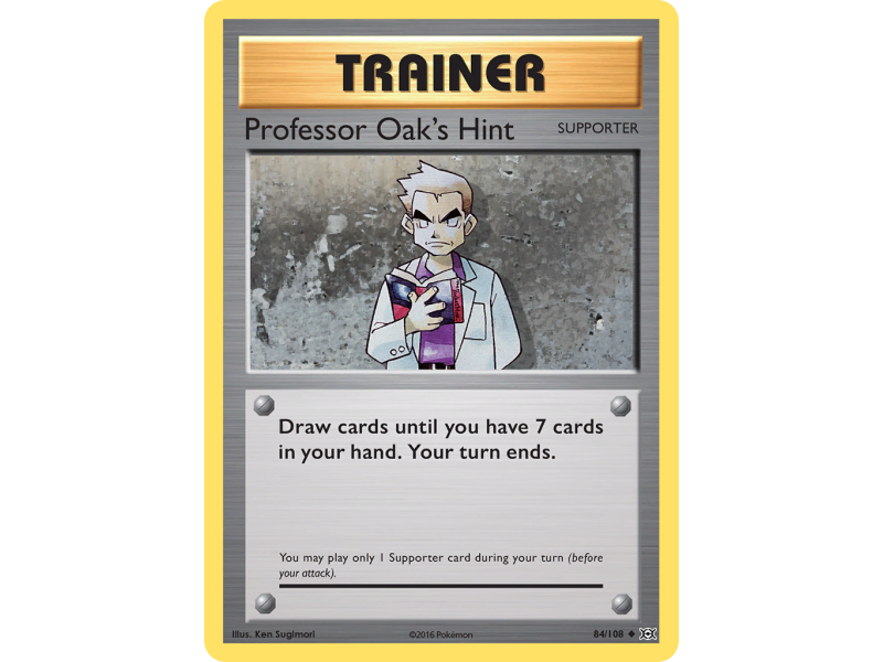 Professor Oak's Hint (Reverse Holo)