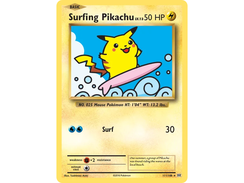 Surfing Pikachu