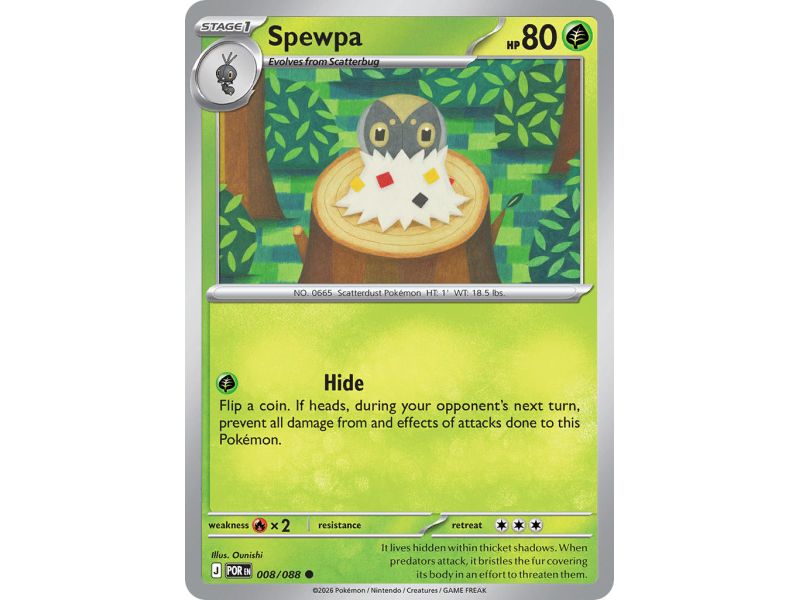 Spewpa (Reverse Holo)