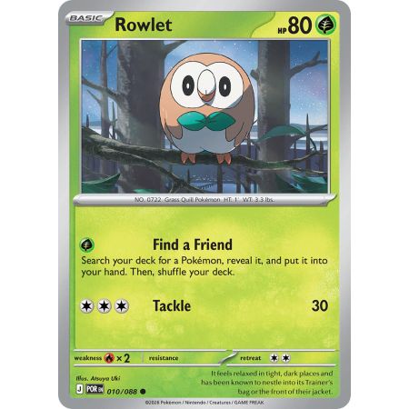 Rowlet (Reverse Holo)