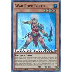 War Rock Fortia (Super Rare)