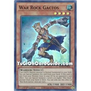 War Rock Gactos (Super Rare)