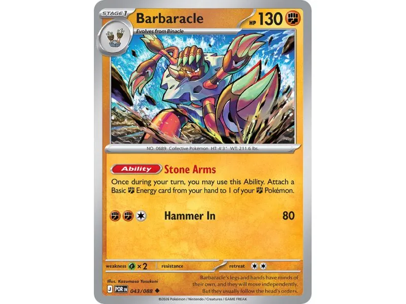 Barbaracle (Uncommon)