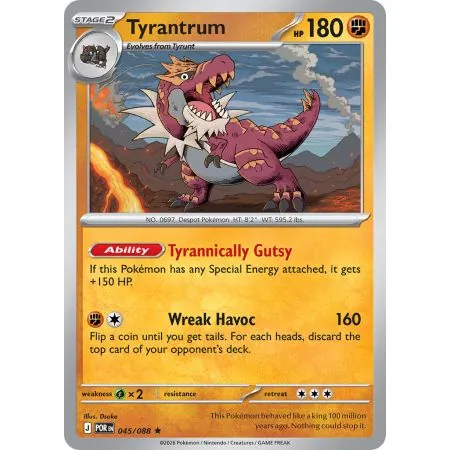 Tyrantrum (Reverse Holo)