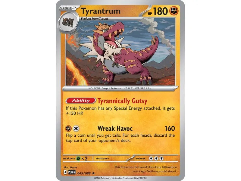 Tyrantrum (Reverse Holo)