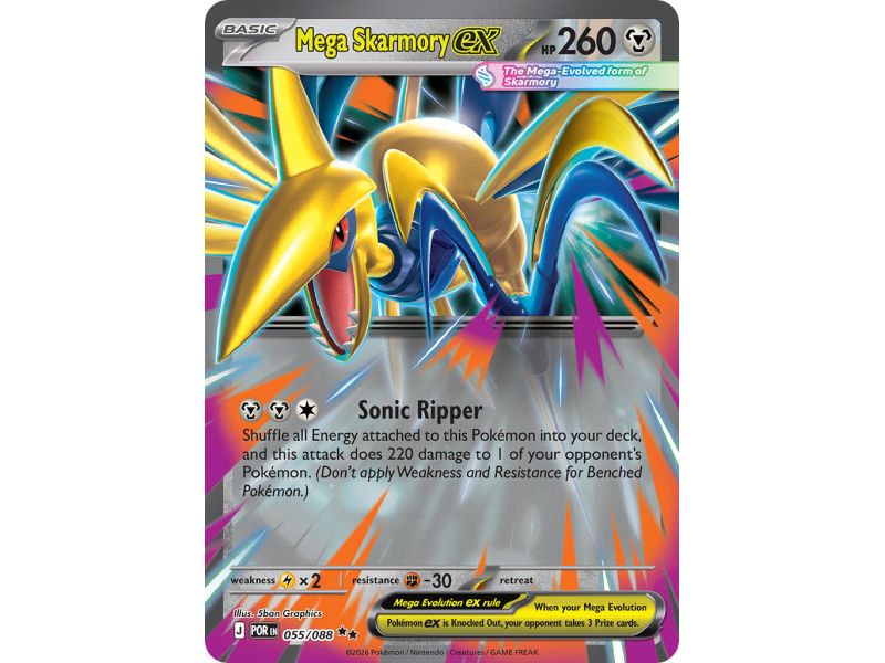 Mega Skarmory ex (Reverse Holo)