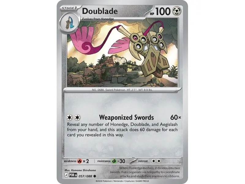 Doublade (Reverse Holo)