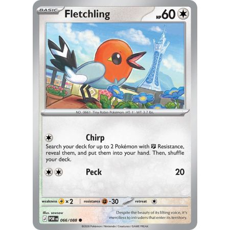 Fletchling (Reverse Holo)