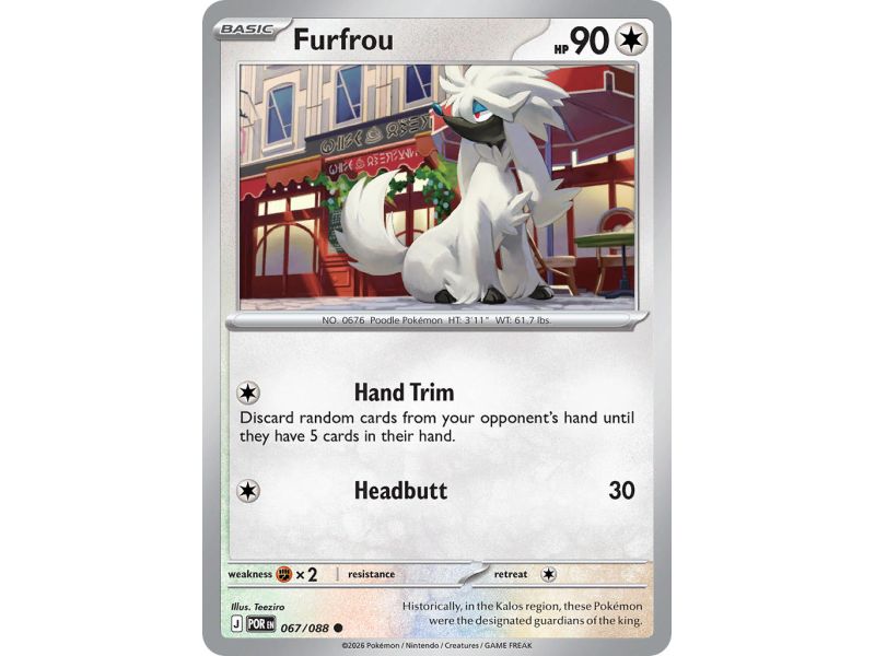 Furfrou (Reverse Holo)