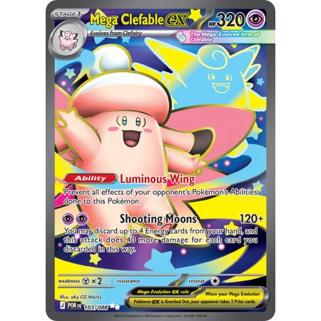 Mega Clefable ex (Ultra Rare)