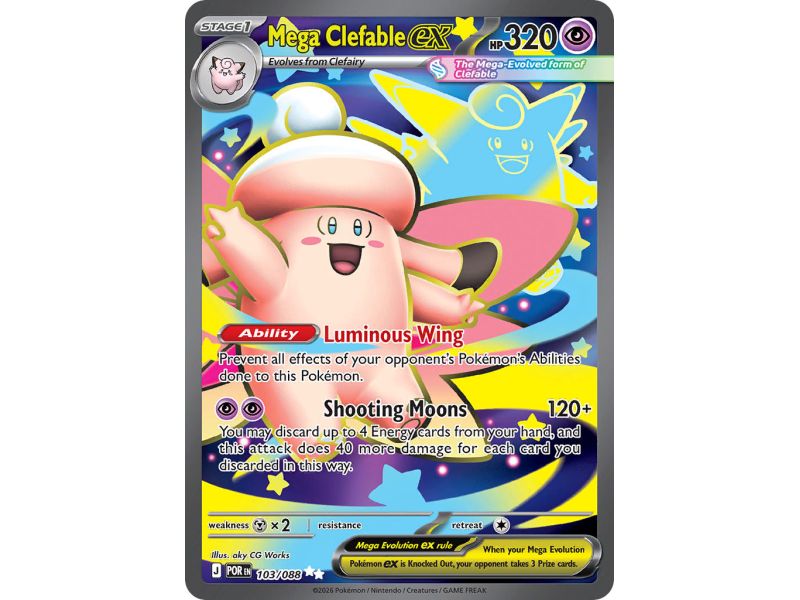Mega Clefable ex (Ultra Rare)