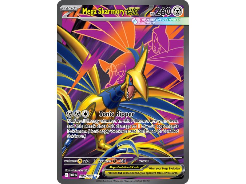 Mega Skarmory ex (Ultra Rare)
