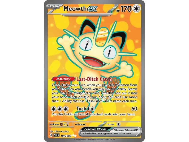 Meowth ex (Ultra Rare)