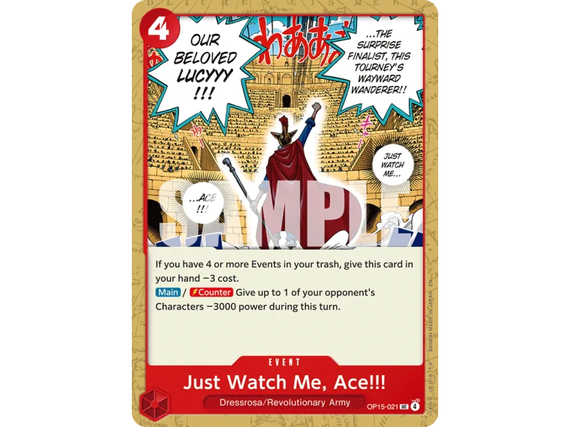 Just Watch Me, Ace!!! (UC)