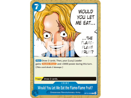 Would You Let Me Eat the Flame-Flame Fruit? (C)