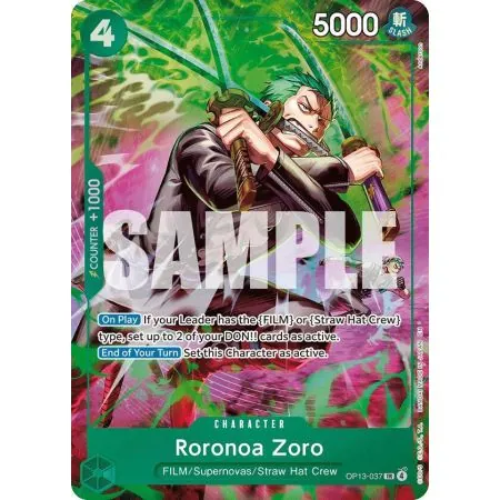 Roronoa Zoro (TR) OP13-037 | Adventure on Kami's Island | ProCards México