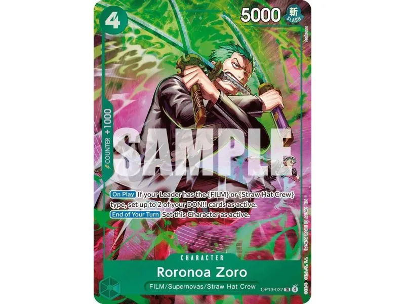 Roronoa Zoro (TR) OP13-037 | Adventure on Kami's Island | ProCards México