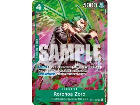Roronoa Zoro (TR) OP13-037 | Adventure on Kami's Island | ProCards México