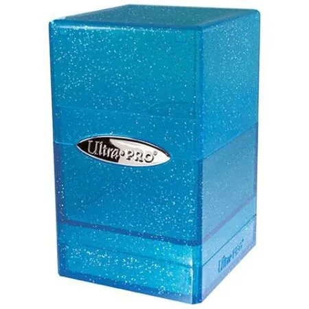 Ultra-Pro Satin Tower Deck Box Glitter Color Azul