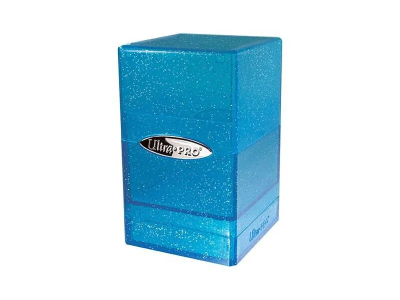Ultra-Pro Satin Tower Deck Box Glitter Color Azul