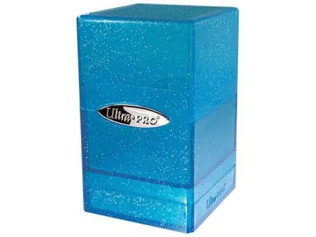 Ultra-Pro Satin Tower Deck Box Glitter Color Azul