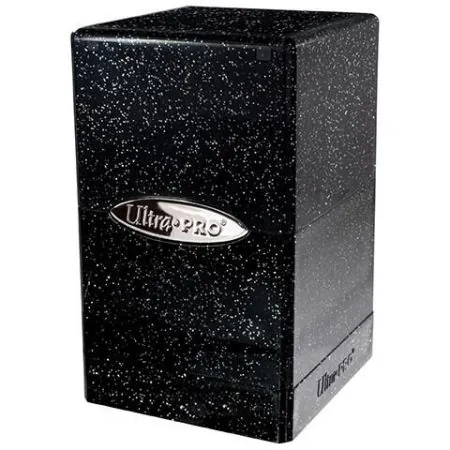 Ultra-Pro Satin Tower Deck Box Glitter Color Negro