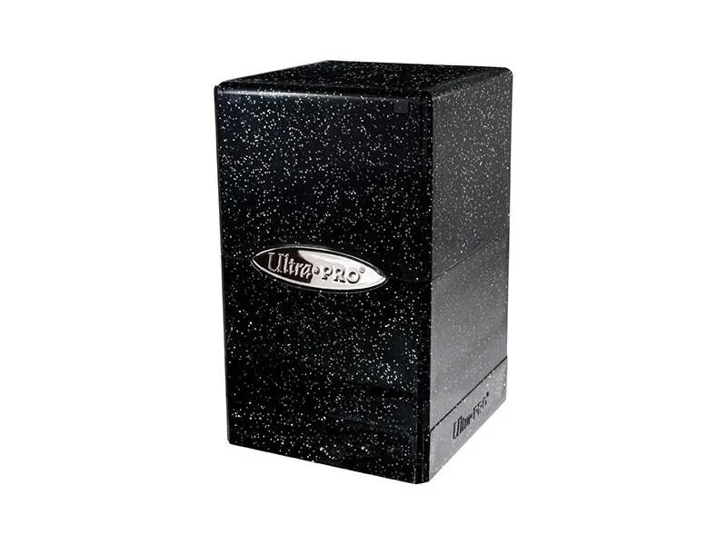 Ultra-Pro Satin Tower Deck Box Glitter Color Negro