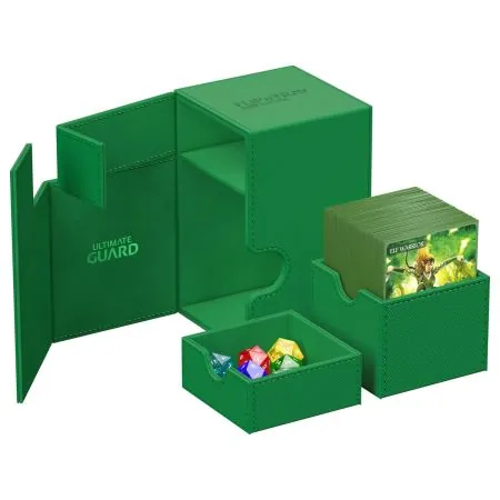 Ultimate Guard Flip'n'Tray Deck Box Color Verde