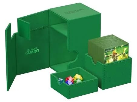 Ultimate Guard Flip'n'Tray Deck Box Color Verde