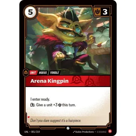 Arena Kingpin (Base) UNL-001 | UNL | ProCards México