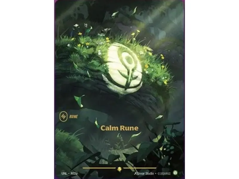 Calm Rune (Alt/Token side) UNL-02a | UNL | ProCards México