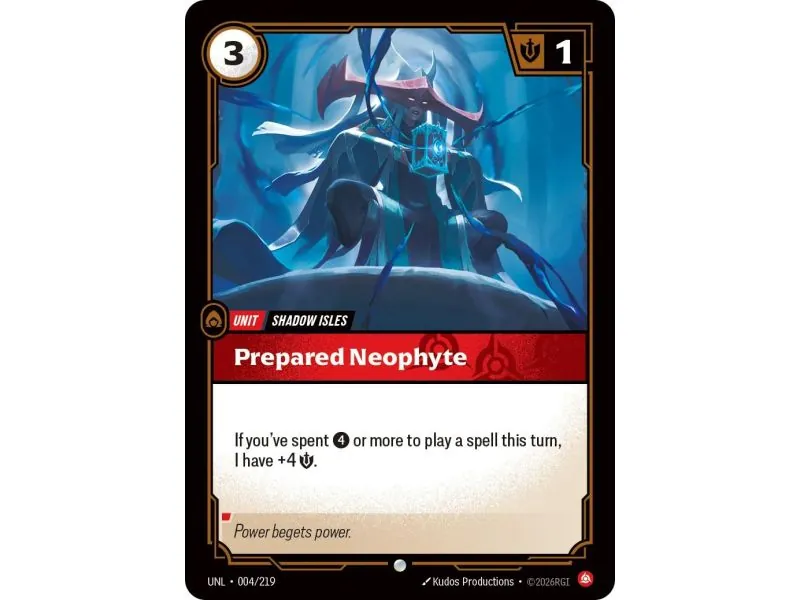 Prepared Neophyte (Base) UNL-004 | UNL | ProCards México