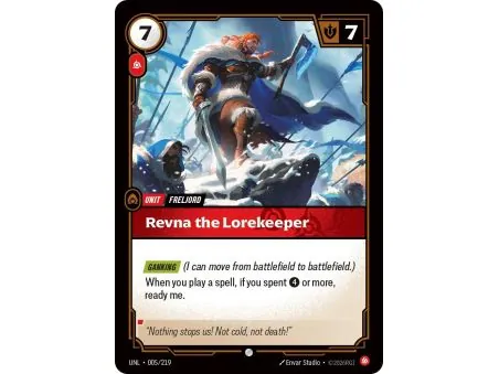 Revna the Lorekeeper (Base) UNL-005 | UNL | ProCards México