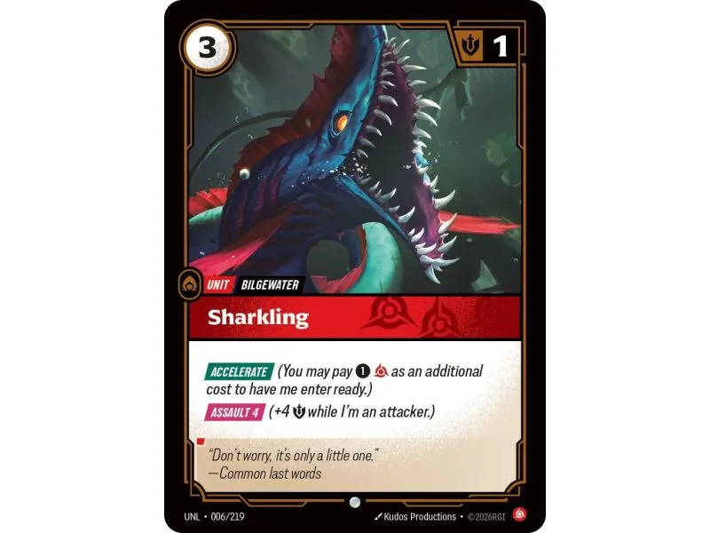 Sharkling (Base) UNL-006 | UNL | ProCards México