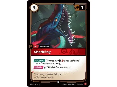 Sharkling (Base) UNL-006 | UNL | ProCards México