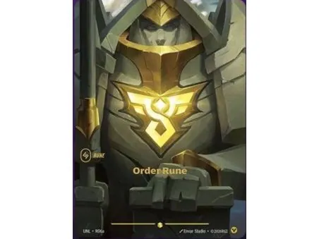 Order Rune (Alt/Token side) UNL-06a | UNL | ProCards México