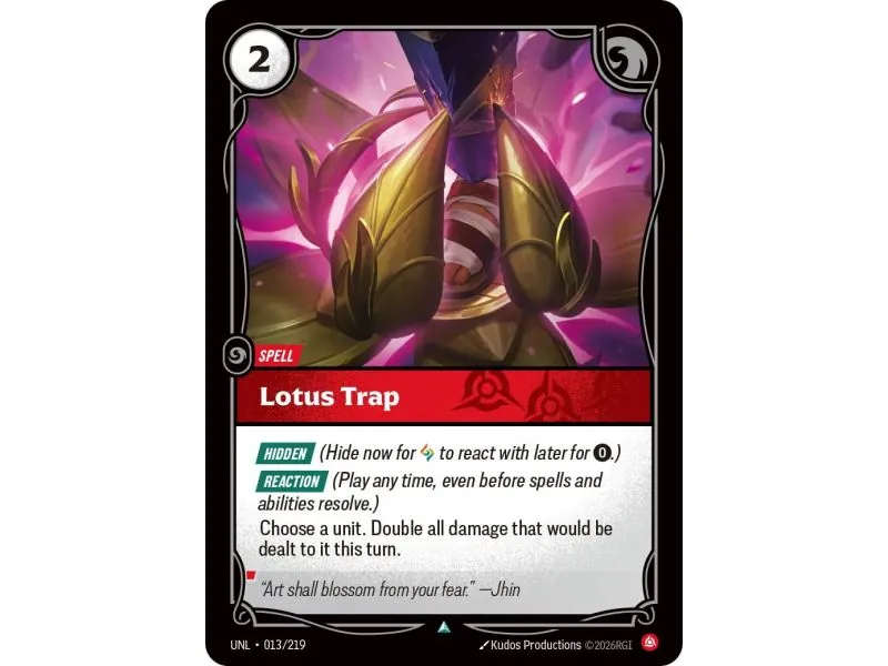 Lotus Trap (Base) UNL-013 | UNL | ProCards México