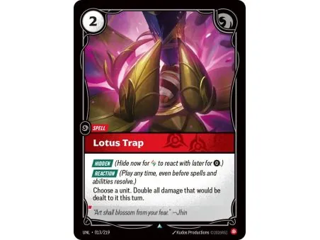 Lotus Trap (Base) UNL-013 | UNL | ProCards México