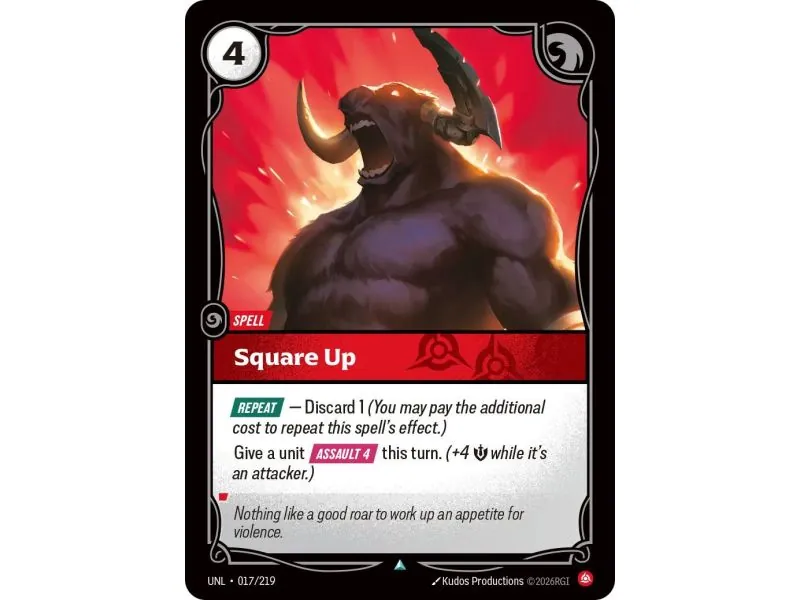 Square Up (Base) UNL-017 | UNL | ProCards México
