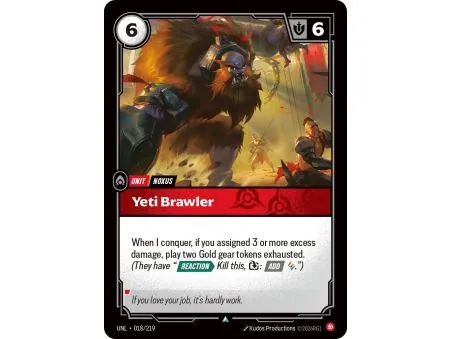 Yeti Brawler (Base) UNL-018 | UNL | ProCards México