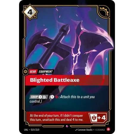 Blighted Battleaxe (Base) UNL-019 | UNL | ProCards México