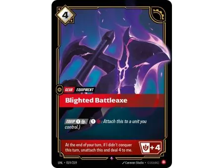 Blighted Battleaxe (Base) UNL-019 | UNL | ProCards México