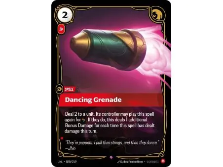 Dancing Grenade (Base) UNL-020 | UNL | ProCards México