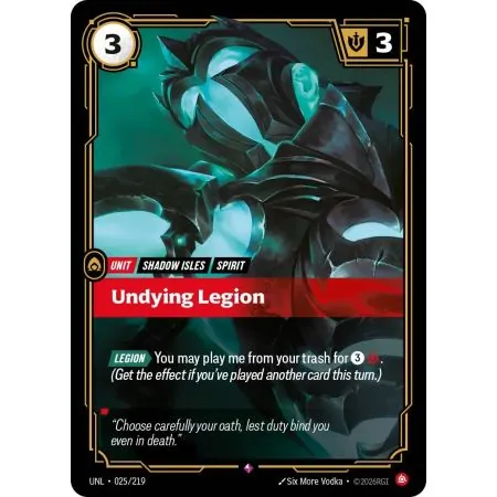 Undying Legion (Base) UNL-025 | UNL | ProCards México