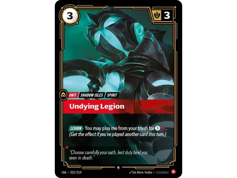 Undying Legion (Base) UNL-025 | UNL | ProCards México