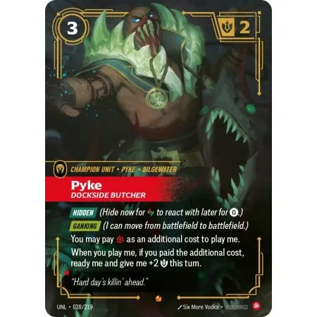 Pyke - Dockside Butcher (Base) UNL-028 | UNL | ProCards México