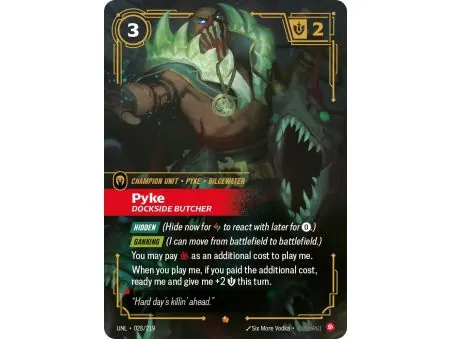 Pyke - Dockside Butcher (Base) UNL-028 | UNL | ProCards México