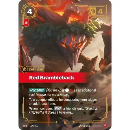 Red Brambleback (Base) UNL-029 | UNL | ProCards México