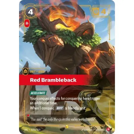 Red Brambleback (Alt/Token side) UNL-029A | UNL | ProCards México
